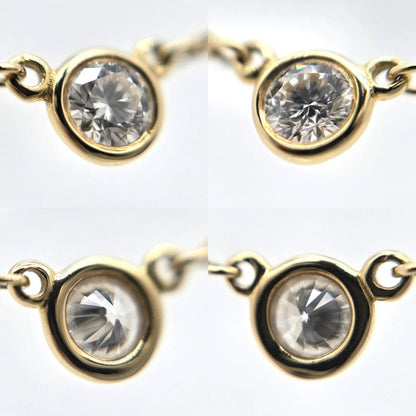Tiffany & Co Diamond By-the-yard Single Diamond Pendant Necklace 18K Yellow