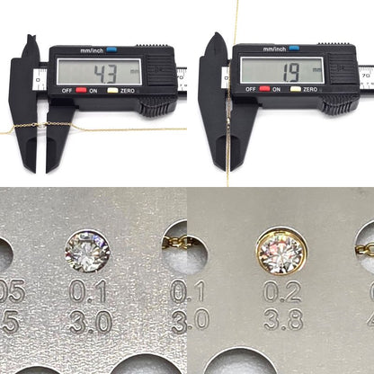 Tiffany & Co Diamond By-the-yard Single Diamond Pendant Necklace 18K Yellow