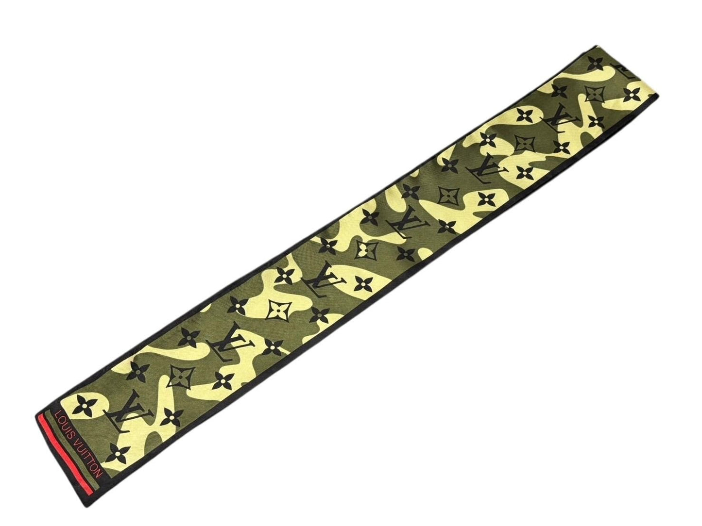 Louis Vuitton Takashi Murakami Bandeau Monogram Moflage Scarf Twilly Silk — view 2
