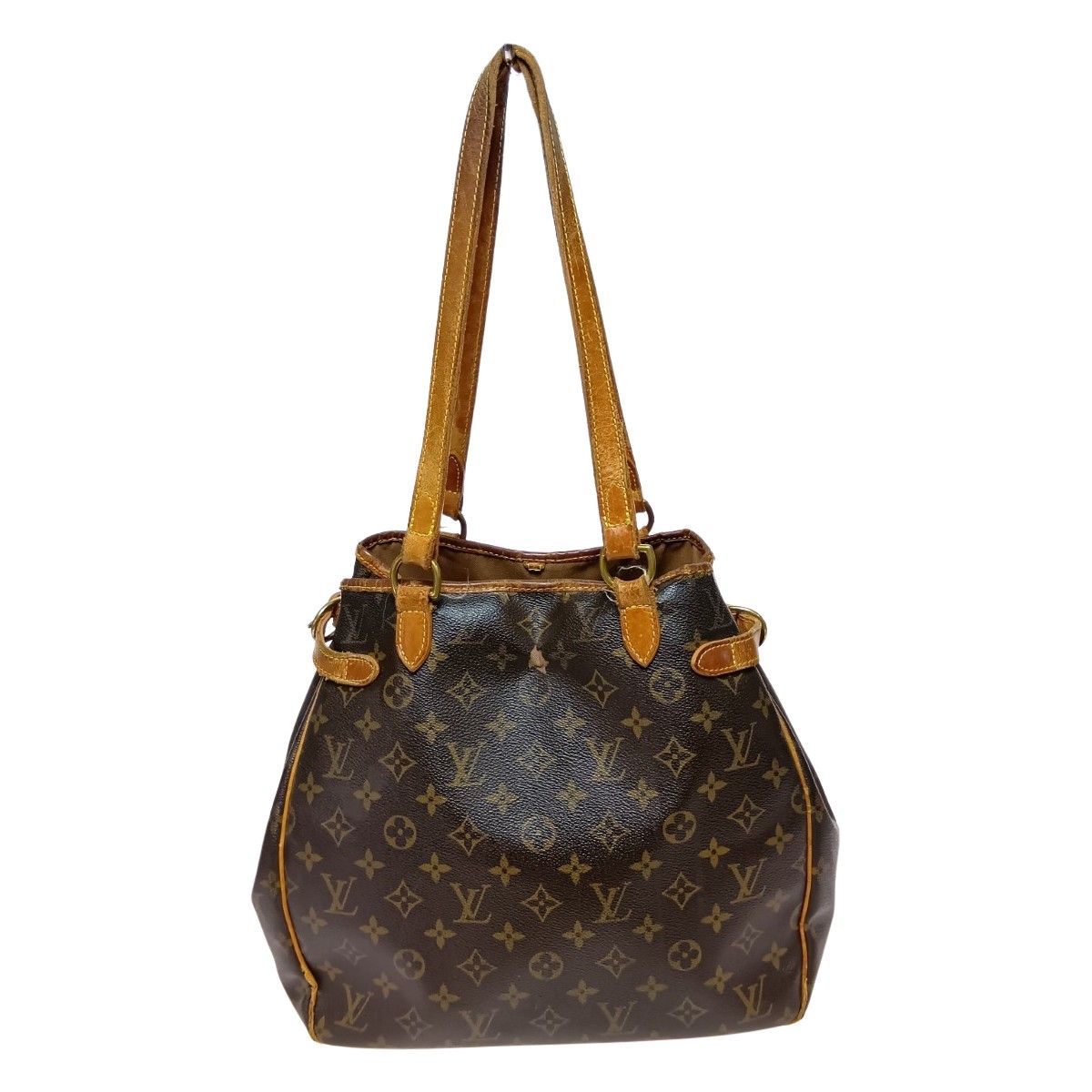 Louis Vuitton Monogram Batignolles Vertical Tote Shoulder Bag M51153 Brown