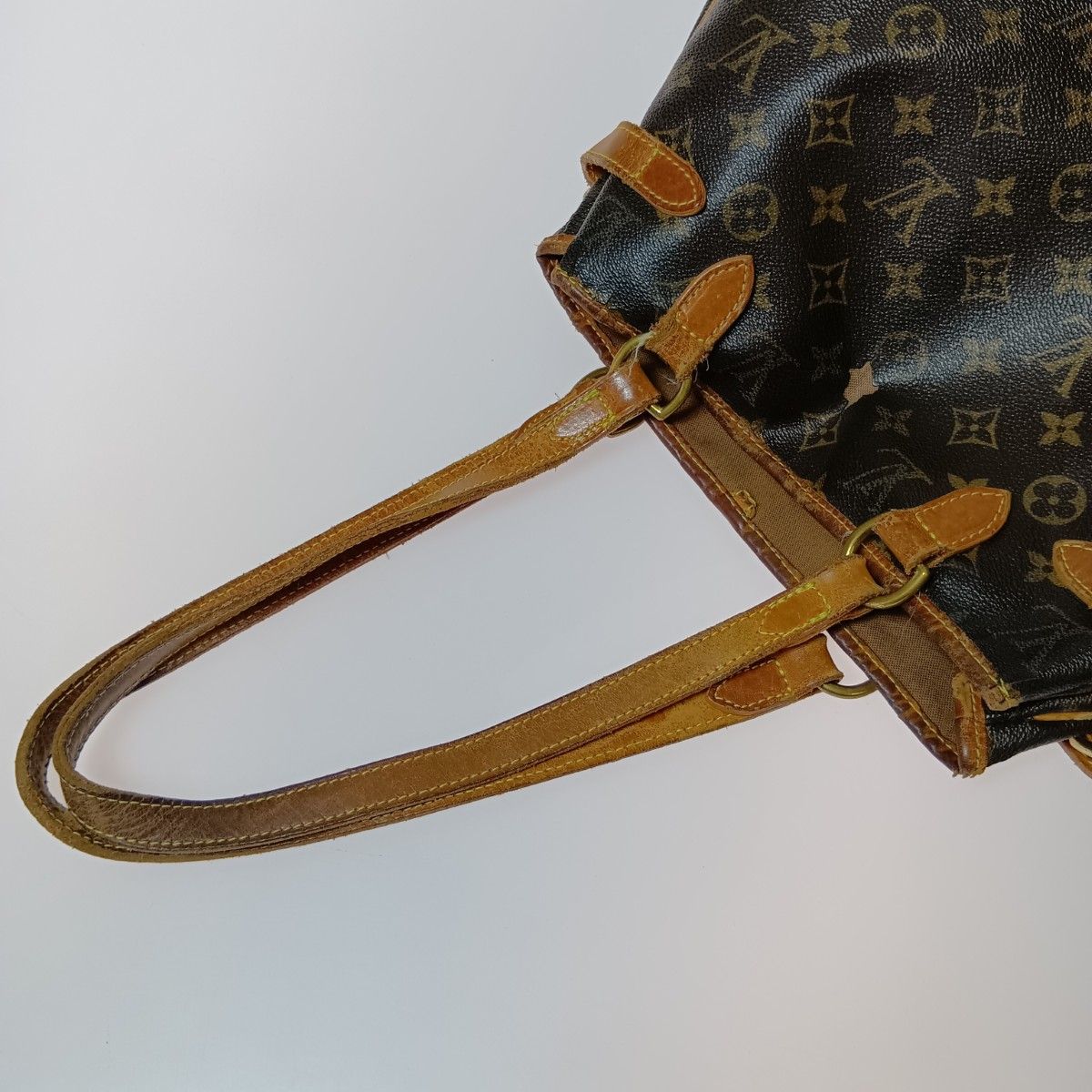 Louis Vuitton Monogram Batignolles Vertical Tote Shoulder Bag M51153 Brown