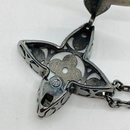 Louis Vuitton Pendant Flower Locket Le4212 M01047 Necklace Resin Cracked