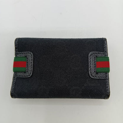 Gucci 6 Key Case GG with Box 154450/493075 Black