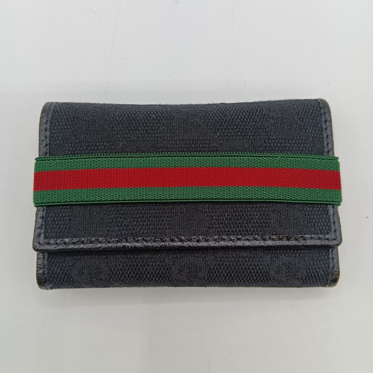 Gucci 6 Key Case GG with Box 154450/493075 Black