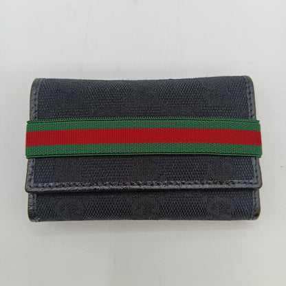 Gucci 6 Key Case GG with Box 154450/493075 Black