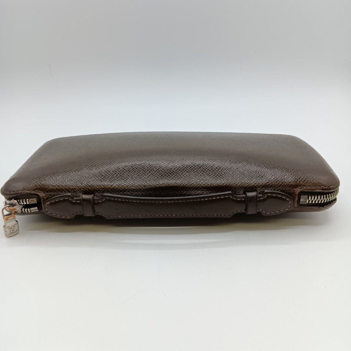 Louis Vuitton Taiga Organizer Atoll Travel Case Long Wallet M30658 Brown