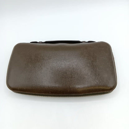 Louis Vuitton Taiga Organizer Atoll Travel Case Long Wallet M30658 Brown
