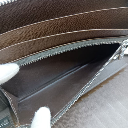 Louis Vuitton Taiga Organizer Atoll Travel Case Long Wallet M30658 Brown