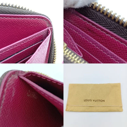 Louis Vuitton Monogram Portefeuille Clemence Long Wallet M60742 Fuchsia X