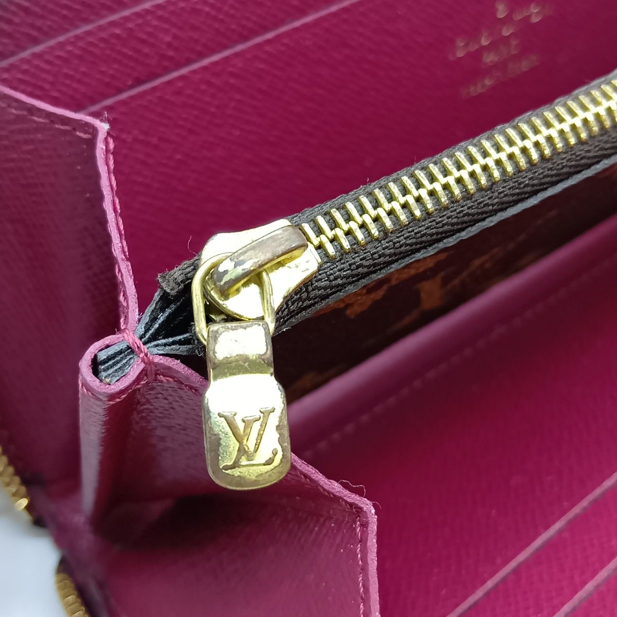 Louis Vuitton Monogram Portefeuille Clemence Long Wallet M60742 Fuchsia X