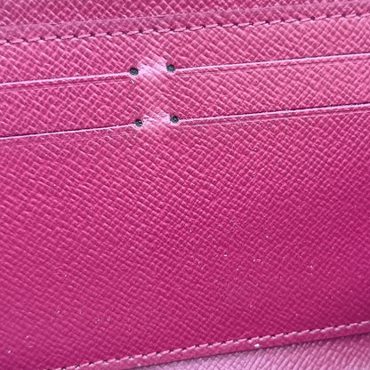 Louis Vuitton Monogram Portefeuille Clemence Long Wallet M60742 Fuchsia X