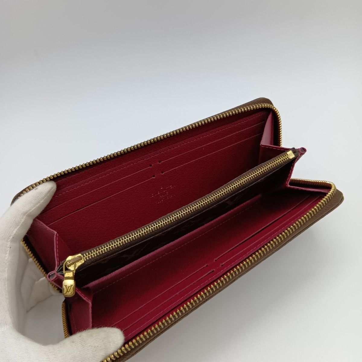 Louis Vuitton Monogram Portefeuille Clemence Long Wallet M60742 Fuchsia X