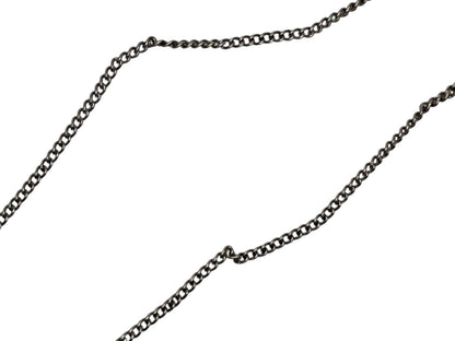 Chanel Rhinestone CC Logo Necklace 09 Silver — view 6