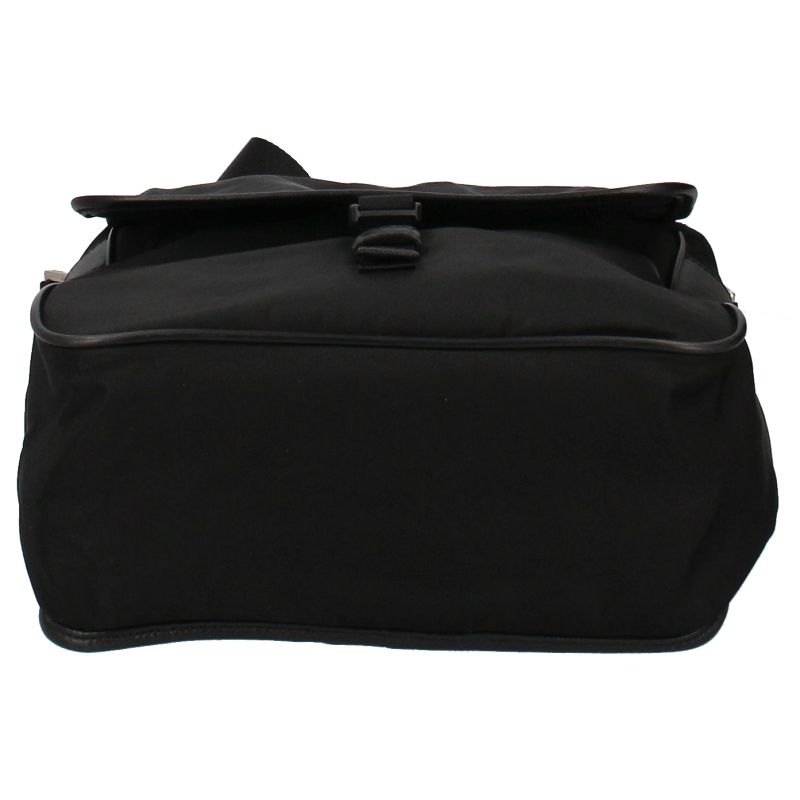 Prada Messenger Bag Nylon Women Shoulder Bag Black Excellent Condition