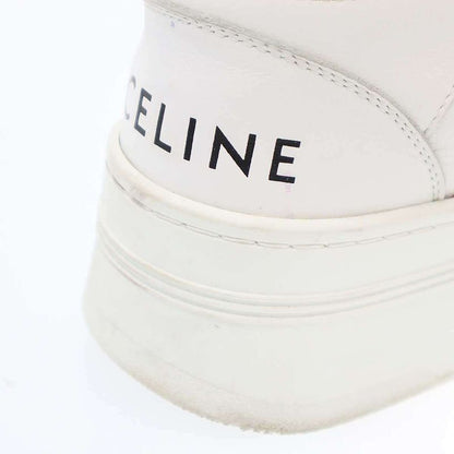 Celine High Cut Lace Up Block Sneakers Rm1212 White 36