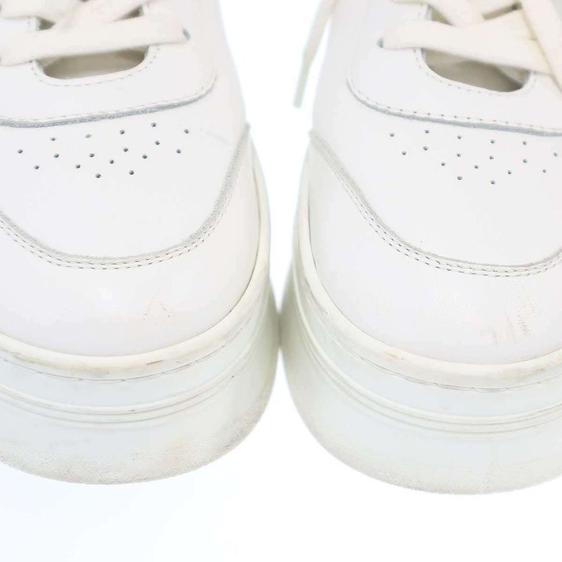 Celine High Cut Lace Up Block Sneakers Rm1212 White 36