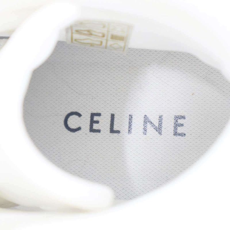 Celine High Cut Lace Up Block Sneakers Rm1212 White 36