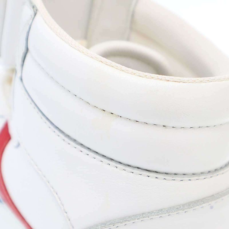 Celine High Cut Lace Up Block Sneakers Rm1212 White 36