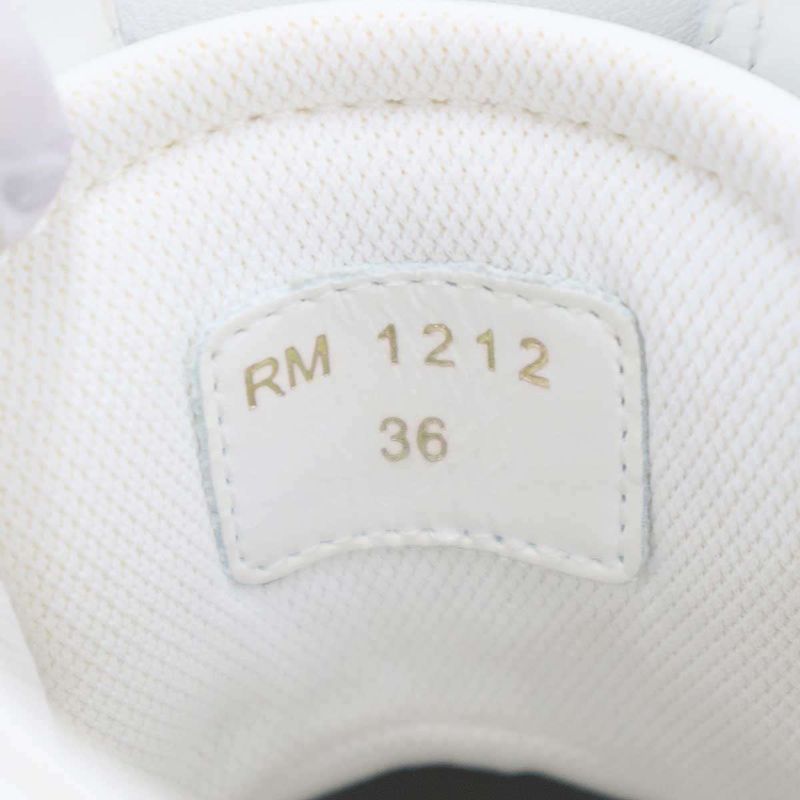 Celine High Cut Lace Up Block Sneakers Rm1212 White 36