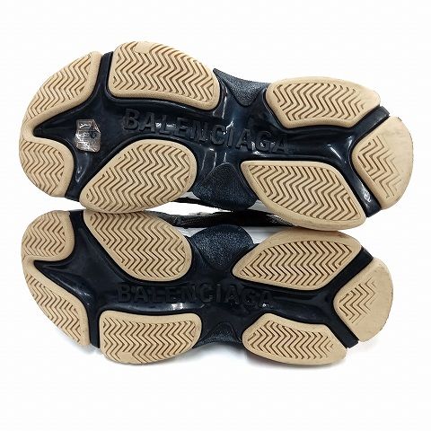 Gucci X Balenciaga Triple S Women's USA8 25.0cm (9.84in) Beige X Brown Shoes