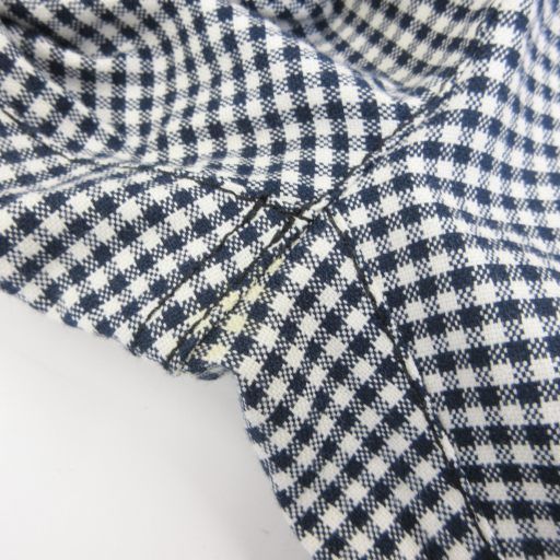 Chanel Gingham Check Slacks Pants Logo Embroidery Lame Hem Zip Domestic Genuine