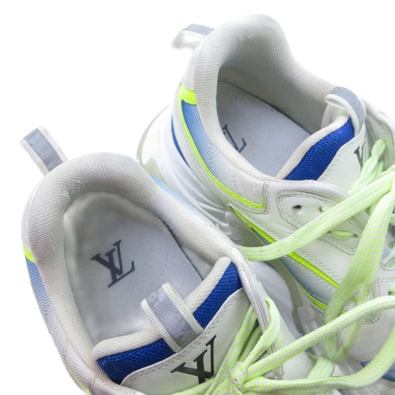 Louis Vuitton Runaway Pulse Line Sneakers High Cut Multicolor Approx 26.5cm