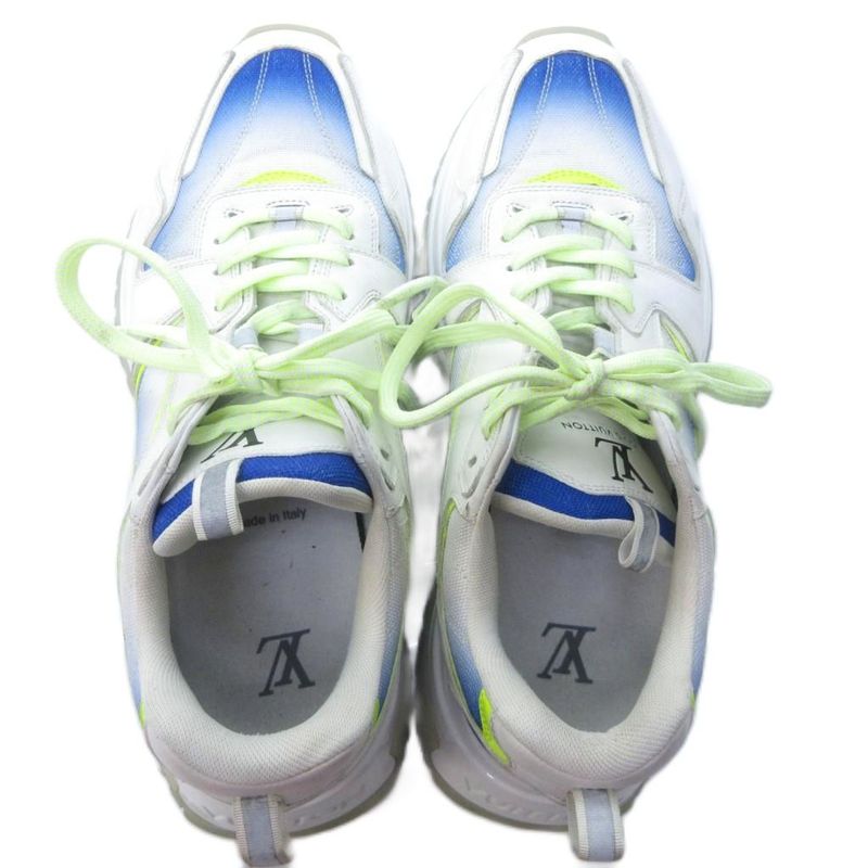 Louis Vuitton Runaway Pulse Line Sneakers High Cut Multicolor Approx 26.5cm