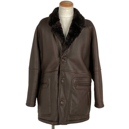 Christian DIOR Mouton Coat Jacket Tailored Coat Other Coat Sheepskin Brown Men's