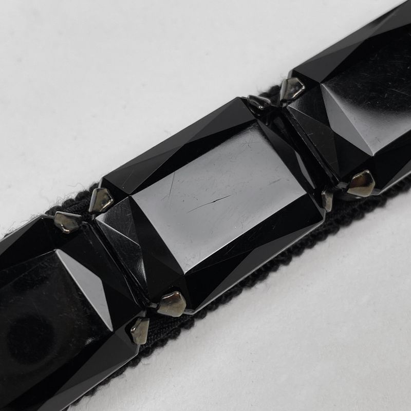 Prada Bijoux Stencil Collar Coat Mid Length Coat Stencil Coat Nylon Nero