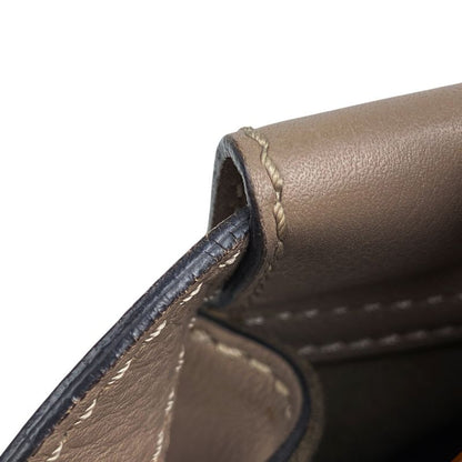 Fendi Peekaboo Handbag 2WAY Shoulder Bag Glazed Handbag Leather Beige 8bn290