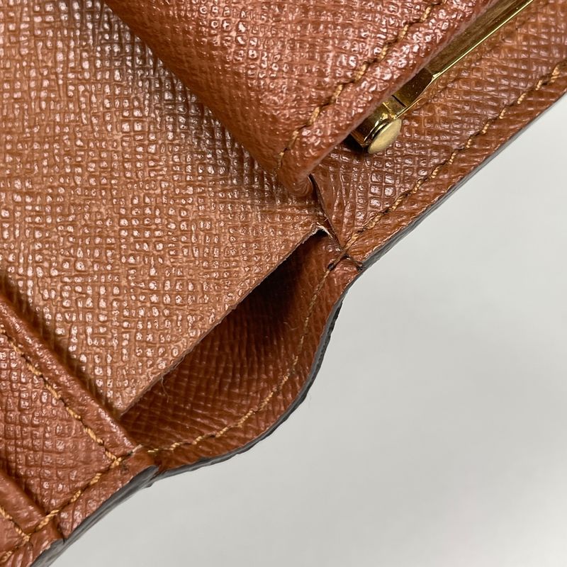 Louis Vuitton Porte Monet Vieux Viennois Billfold Coin Purse Clasp Fold Wallet