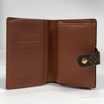 Louis Vuitton Porte Monet Vieux Viennois Billfold Coin Purse Clasp Fold Wallet