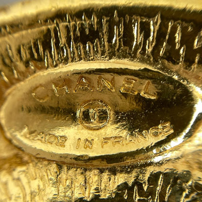 Chanel Coco Mark Brooch Matelasse Brooch GP Gold Ladies
