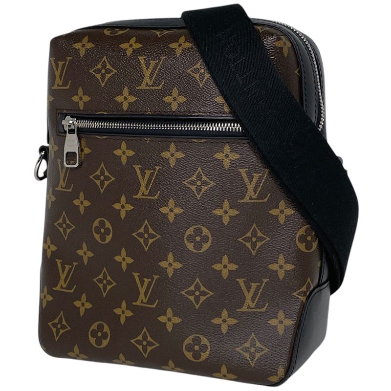 Louis Vuitton Torres PM Diagonal Shoulder Bag Monogram Macassar Brown Noir