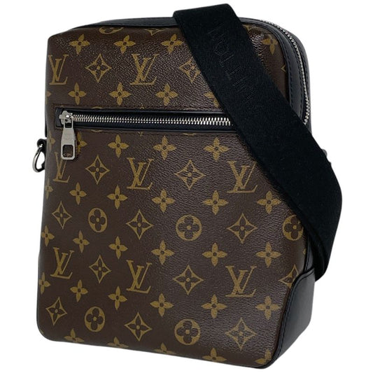 Louis Vuitton Torres PM Diagonal Shoulder Bag Monogram Macassar Brown Noir