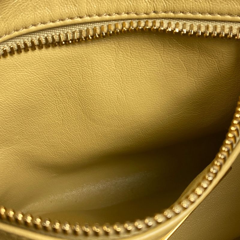 Prada Emme Medium Shoulder Bag One Shoulder Bag Leather Yellow 1bc229 Women