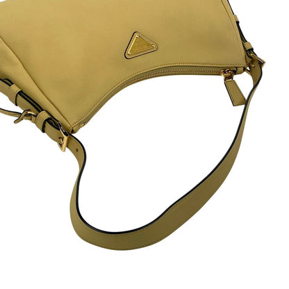 Prada Emme Medium Shoulder Bag One Shoulder Bag Leather Yellow 1bc229 Women