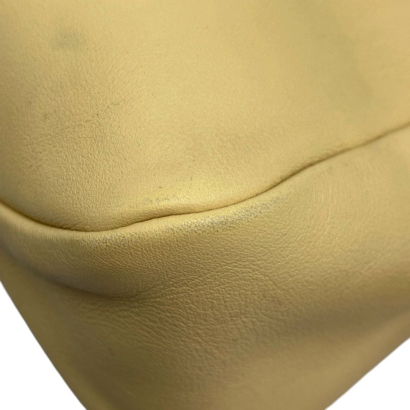 Prada Emme Medium Shoulder Bag One Shoulder Bag Leather Yellow 1bc229 Women