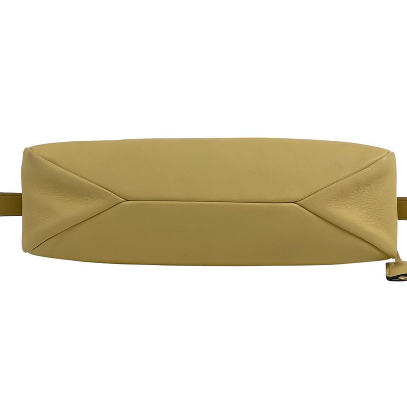 Prada Emme Medium Shoulder Bag One Shoulder Bag Leather Yellow 1bc229 Women