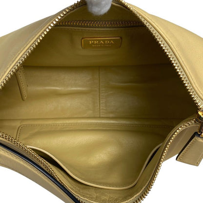 Prada Emme Medium Shoulder Bag One Shoulder Bag Leather Yellow 1bc229 Women