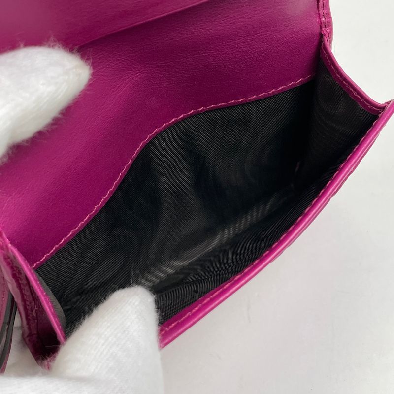 Gucci Micro Guccissima Fold Card Case GG Pattern Business Card Holder Card Case