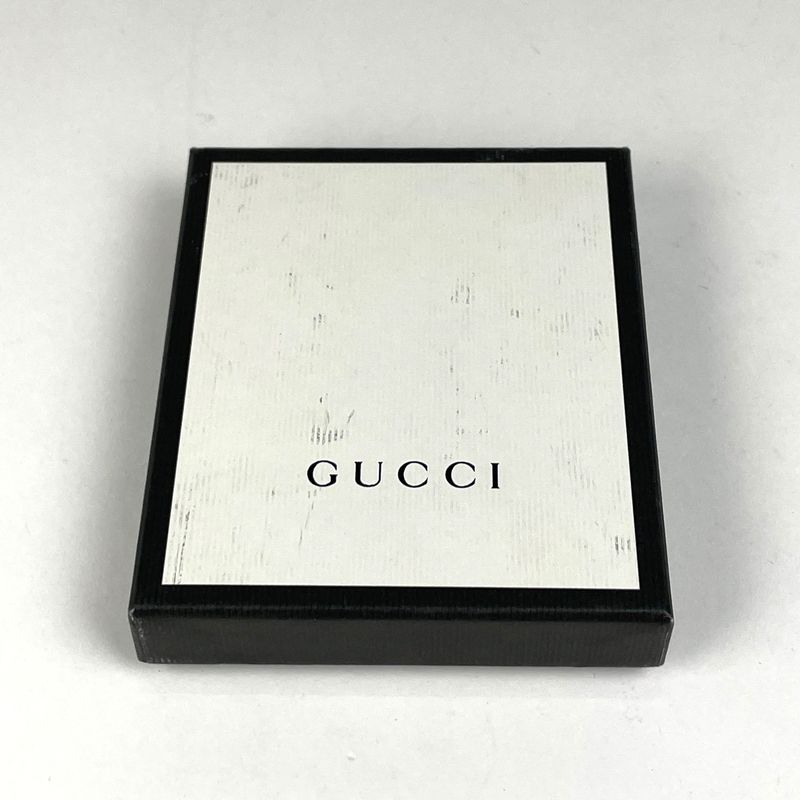 Gucci Micro Guccissima Fold Card Case GG Pattern Business Card Holder Card Case