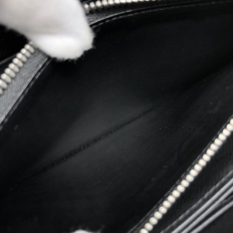 Louis Vuitton Zippy Wallet Stories Round Zipper Long Wallet Epi Noir Black