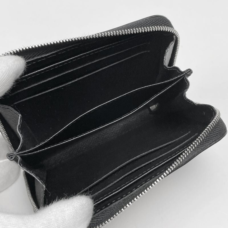 Louis Vuitton Zippy Coin Purse LV Stories Heart Coin Case Epi Noir Black