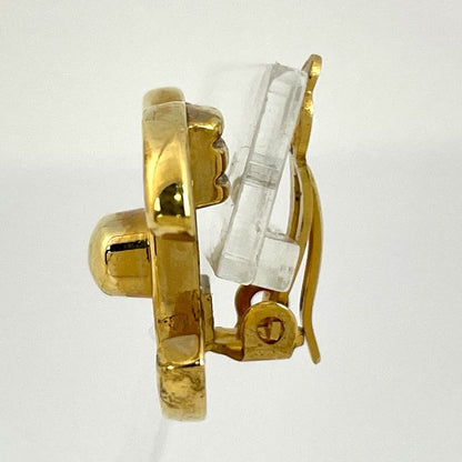 Chanel Coco Mark Earrings Turnlock Earrings GP Gold Ladies
