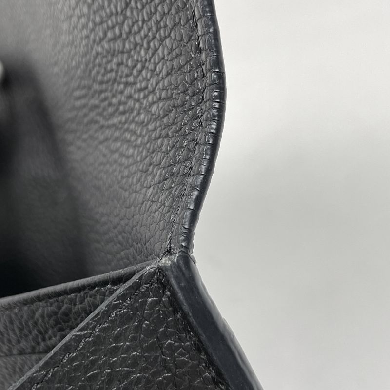 Louis Vuitton Portefeuille Sarah Long Fold Wallet Monogram Empreinte Noir Black