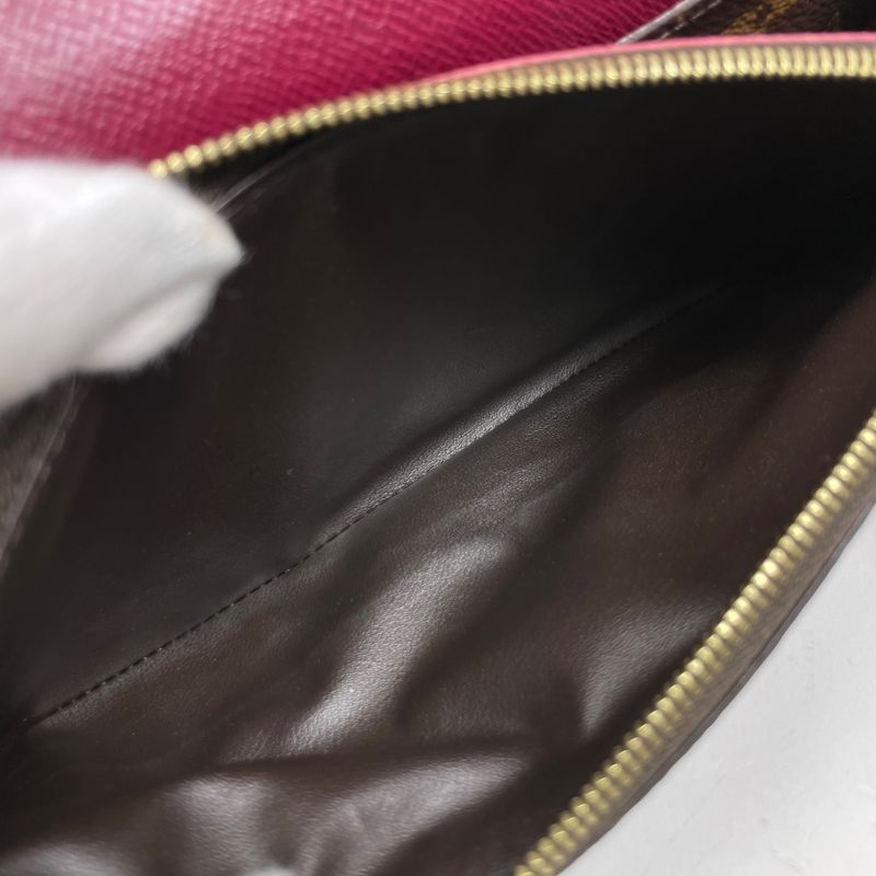Louis Vuitton Portefeuille Emilie Fold Long Wallet Monogram Fuchsia M60697 Women