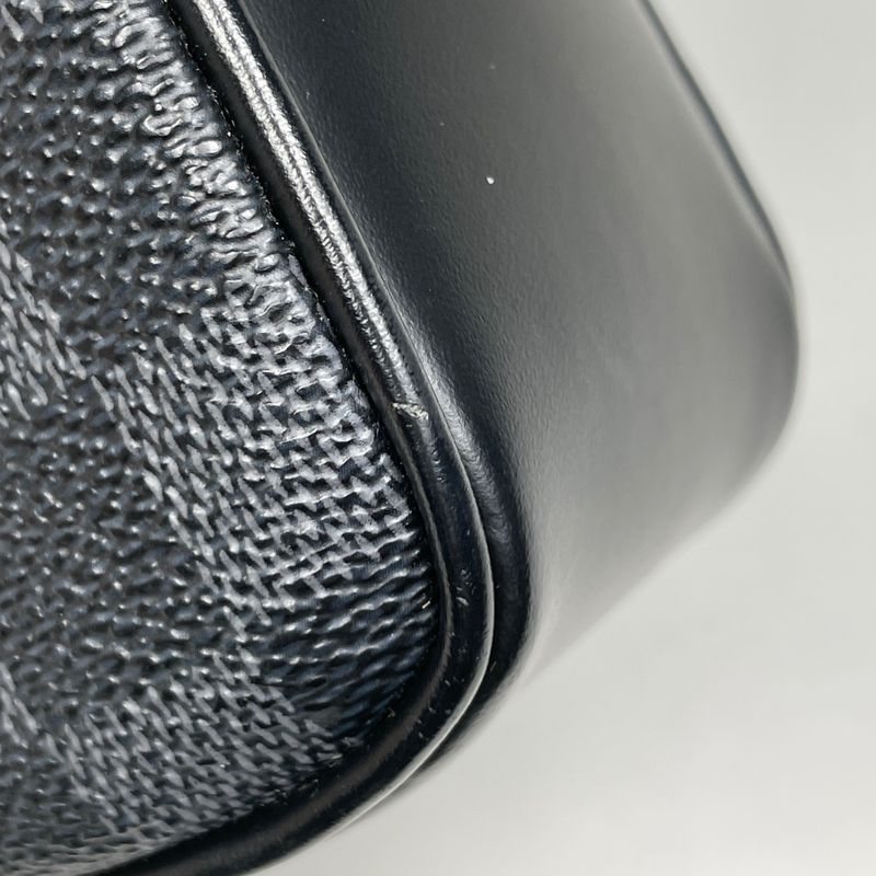 Louis Vuitton Pochette Casai Clutch Bag Second Bag Damier Graphite Noir Black