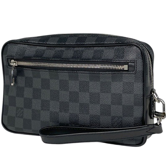 Louis Vuitton Pochette Casai Clutch Bag Second Bag Damier Graphite Noir Black