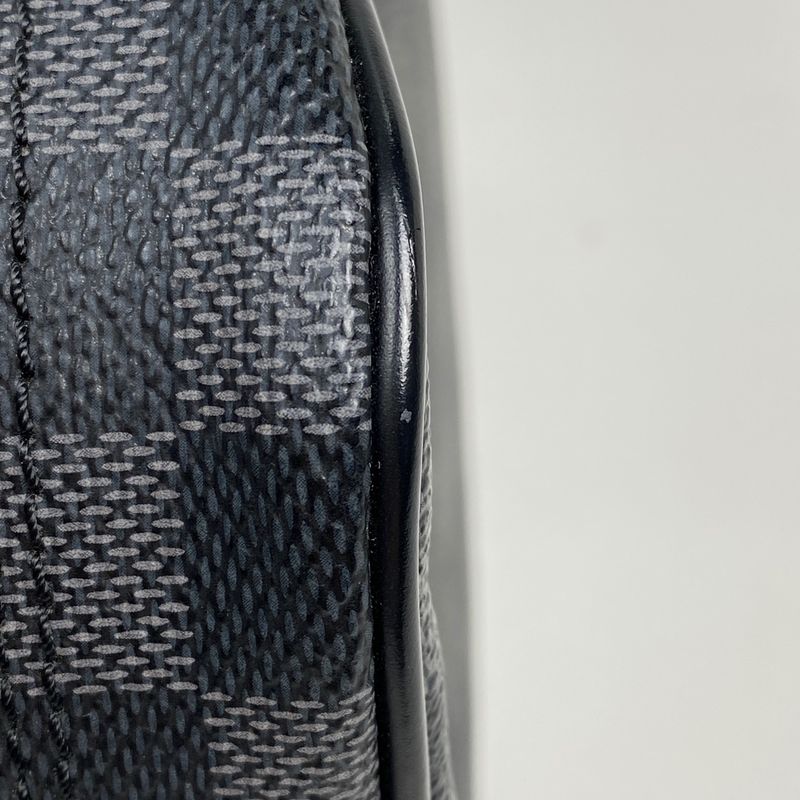 Louis Vuitton Trousse Toilette GM Travel Pouch Second Bag Damier Graphite Noir